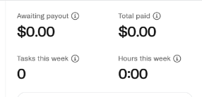 Dashboard at $0 — account opened